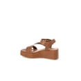 thumbnail image 6 of Time and Tru Women's Cross Strap Wedge Sandals, 6 of 6