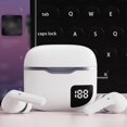 thumbnail image 4 of Auriculares internos inalámbricos Bluetooth 5.1 con compartimento de carga LED, cancelación inteligente de ruido de sonido de baja latencia, adecuados para trabajo/juegos, 4 of 5