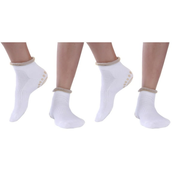Raindrops 2 Pairs Yoga Socks Non Anti-Skid Pilate Grip Ankle Socks ( Color)