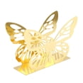 thumbnail image 2 of CoudarTitie Butterfly Napkin Holder Metal Freestanding Tissue Dispenser Stable Base Tabletop gold, 2 of 7