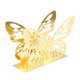 thumbnail image 2 of Servilletero de mariposa, compacto, de metal, dispensador de pañuelos independiente, soporte para pañuelos oro, 2 of 7
