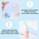 thumbnail image 5 of Tijeras para cortar papel artesanal | Hoja redondeada segura | Cuchillo de corte de mano de plástico | Cortador de pegatinas artísticas para álbumes de recortes de bricolaje | Sin bordes afilados |, 5 of 5