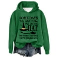 thumbnail image 2 of Some Days You Have To Put On The Hat Hoodie Halloween Witch Hoodies for Women Funny Graphic Sweatshirt Pullover Tops, 2 of 5