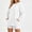 White, variant on Dvprdro Womens Casual Loose Fit Crewneck Sweatshirt Long Sleeve Oversized Top with Pocket Solid Color Pullover