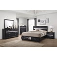 thumbnail image 2 of Miranda 5-piece Queen Bedroom Set Black, 2 of 19