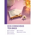 thumbnail image 4 of TeeLux Chamomile Passionflower Tea, Caffeine Free Tea with Lemon Balm, Spearmint, Valerian Root, Lavender, Soothing & Smooth Taste, 50 Count, 4 of 9