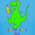 thumbnail image 3 of CafePress - Artosaurus Rex Women's Dark T Shirt - Women's Traditional Fit Dark T-Shirt, 3 of 4