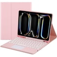 thumbnail image 1 of Funda con teclado táctil para iPad Pro de 11 pulgadas 2024 (5.a generación) con portalápices - Teclado Bluetooth táctil magnéticamente desmontable, 1 of 7