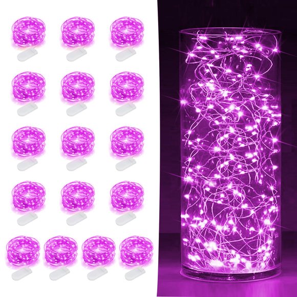 Cadena de luces SOCO, paquete de 16, 3 m, 30 LED de cobre IP65