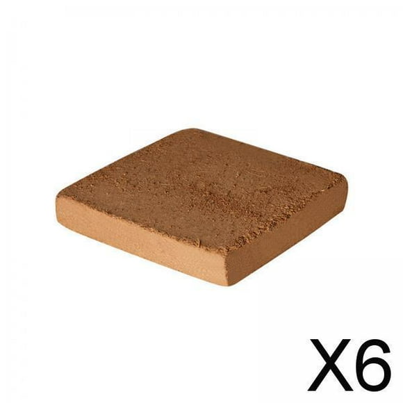 Colaxi 6xCompressed Coconut Fiber Soil for Worm Bedding Composting Gardening