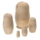 thumbnail image 3 of 5x DIY DIY EMBRIOS DE MADERA DE MADERA Rusia Muñecas Matryoshka Toy, 3 of 9