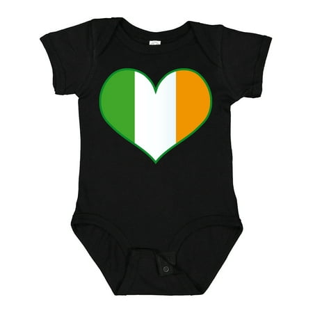 

Inktastic Irish Flag Heart St Patricks Gifts Gift Baby Boy or Baby Girl Bodysuit