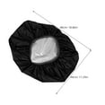 thumbnail image 2 of Homoyoyo Black Polyester Toilet Seat Cover, Soft Comfortable Bathroom Accessory, Easy to Install Decorative Toilet Lid Cover, 2 of 8