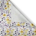 thumbnail image 5 of Ambesonne Spring Grommet Curtain, Rural Flowers and Leaves, 50" x 84", Yellow Purple White, 5 of 6