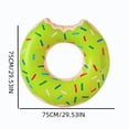thumbnail image 3 of WWC Donut Pool Float, 29 inch Inflatable Swimming Ring, Thick PVC Water Swim Tube for Adults and Kids, Summer Beach Party Decor, 3 of 6