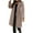d7-gray trench coat, variant on UPPADA Women's Long Trench Coat Double-Breasted Classic Lapel Overcoat Belted Slim Outerwear Coat Ladies Winter Coats White,XL