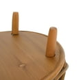 thumbnail image 6 of Better Homes & Gardens Willow Sage Brown Rattan Round Plant Stand, 6 of 8