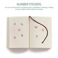 thumbnail image 3 of LOLIPPYY Self Adhesive Letter and Number Stickers for Poster Board Multi Color Decorative Scrapbooking Decals, 3 of 6