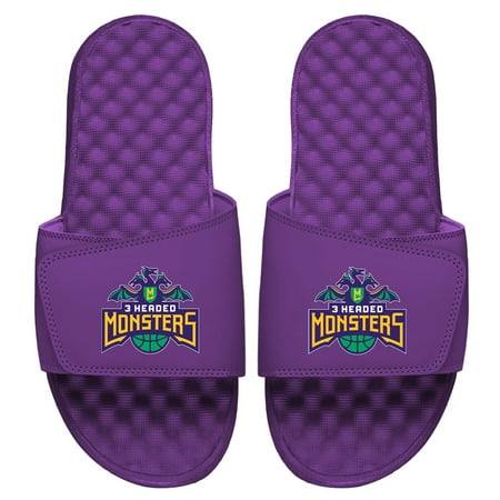 

Men s ISlide Purple 3 Headed Monsters Primary Logo Slide Sandals