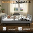 thumbnail image 6 of Electric Adjustable Hospital Bed for Home Use with Remote Control Memory Foam Mattress and Safety Rails Comfort Support for Elderly and Recovery Patients, 6 of 9