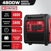 PowerSmart 4800W/3800W Portable Inverter Generator with Electric Start, CO Detection and RV-Ready