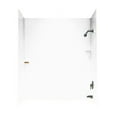 thumbnail image 7 of Swan Solid Surface 60'' x 60'' x 30'' Three Panel Shower Wall, 7 of 7