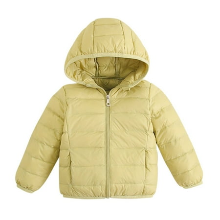 

2-9T Winter Down Coats for Kids Baby Boys Girls Hooded Outerwear Puffer Jacket Infant Outerwear Kids Clearance Winter Coats - Warm and Comfy