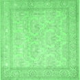 thumbnail image 1 of Ahgly Company Indoor Square Persian Emerald Green Traditional Area Rugs, 4' Square, 1 of 4