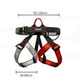 thumbnail image 2 of Arnés de escalada shamjiam Cinturón de seguridad cuerpo Entrenamiento de escalada de árboles, 2 of 9