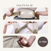 Bc Babycare CocoonGo Breathable Olive Green Baby Carrier for Newborn Toddler (7-44 lbs) - Ergonomic,Hip Support,Compact Foldable