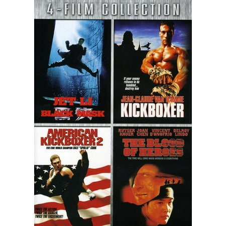 Black Mask / Kickboxer / American Kickboxer 2 / Blood Of Heroes (DVD)