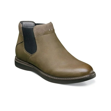 

Nunn Bush Bayridge Plain Toe Chelsea Boot Moss Leather 84929-313