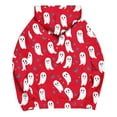 thumbnail image 4 of Moxiu Halloween Sweatshirts for Women Spooky Season Hoodie Cute Ghost Graphic Sweatshirts Funny Long Sleeve Hoodies Red,XL, 4 of 5