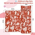 thumbnail image 5 of Red Christmas Pattern Toddler Nap Mats for Kids Preschool,50"x20" Sleeping Mat Bag or Kids,Toddler Sleeping Bag,Toddler Nap Mat or Daycare, 5 of 6