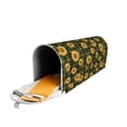 thumbnail image 3 of Lsque Black Ink Green Plaid Sunflower Mailbox Cover Standard Size ,Magnetic Mailbox Covers Post Wraps Letter Box Cover -25.5x21 in, 3 of 9