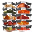 thumbnail image 1 of BAYZZ Juego de 10 Recipientes de Vidrio para Alimentos de 650 ml con Tapa Hermética, 1 of 6