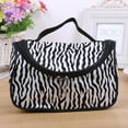 thumbnail image 4 of Travelwant Zebra Makeup Bag Toiletry Bag Travel Bag Portable Cosmetic Bag Makeup Brushes Bag Waterproof Organizer Bag for Women Girls Men, 4 of 9