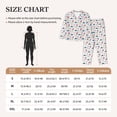 thumbnail image 4 of Hirioo Sea Turtle for Women's Pajama Sets 2 Piece Pjs Women's Long-Sleeved Pajama Set Button Down Sleepwear,S-XXL-Medium, 4 of 7
