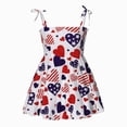 thumbnail image 3 of KPOPLK Toddler Dress Baby Girls Cotton Ruffle Sleeveless Summer Dresses Kids Boho Beach Casual Sundress(4-5 Years,Red), 3 of 7