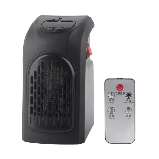 Mini ventilador calentador eléctrico con mango, calentador de invierno para escritorio, protección contra sobrecalentamiento para el hogar y la Oficina