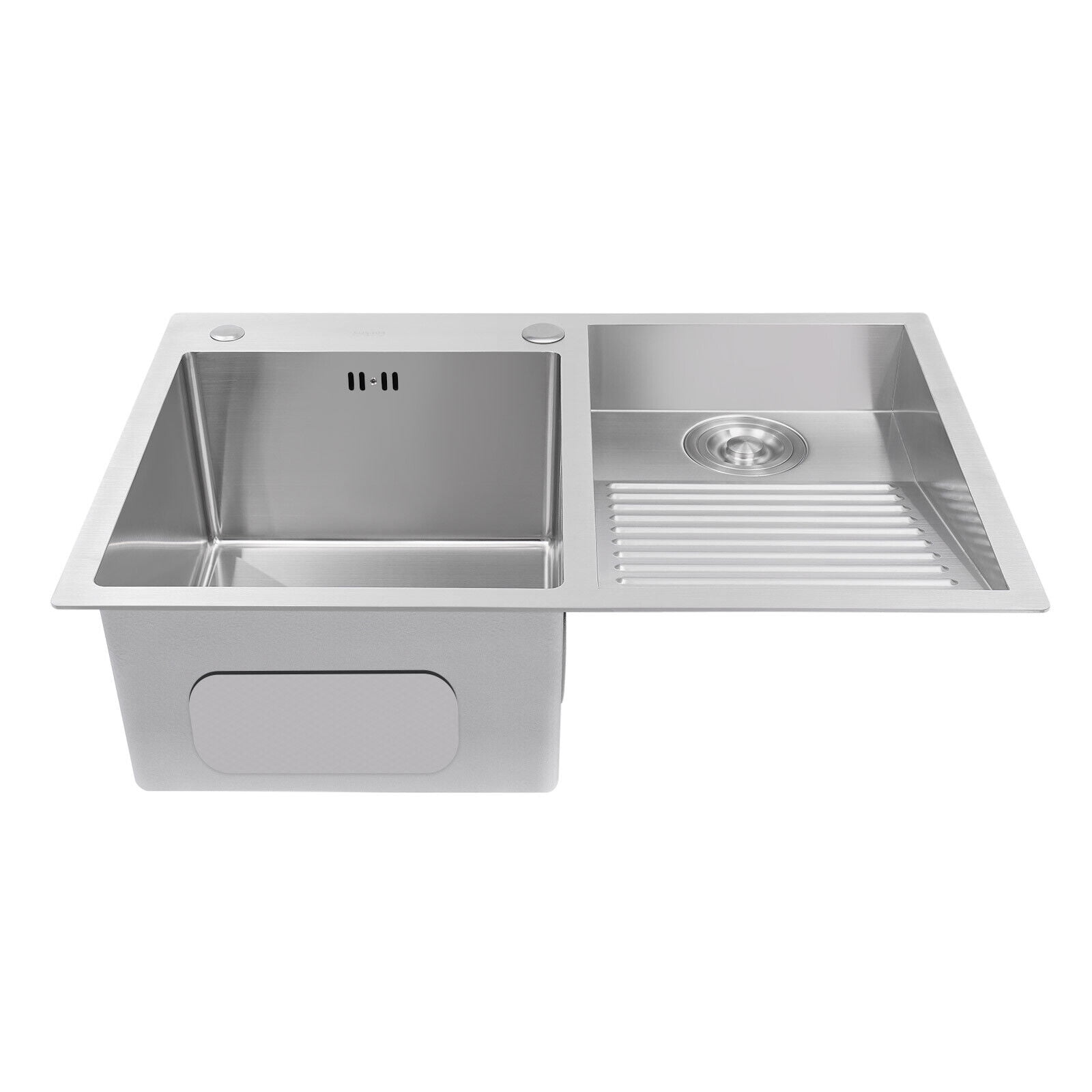 Miumaeov Double Basins Laundry Sink Stainless Steel Utility Sink Washing Basin Washboard Basin