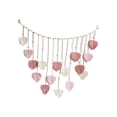 thumbnail image 2 of Tapiz de macramé,Tapiz de macramé para colgar en la pared,bohemio,hecho a mano,Decoración de pared bohemia tejida con flecos colgantes para apartamento,Inicio Sala de estar Decoraciones Rosa, 2 of 8