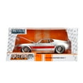 thumbnail image 5 of Jada Toys Big Time Muscle 1:24 1973 Ford Mustang Mach 1 Die-cast Silver Red Stripes Car Play Vehicle, 5 of 5