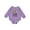 Lavender, variant on Nana and Poppy Love Me Baby Fleece Bodysuit