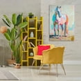 thumbnail image 3 of Stupell Industries Pastel Hued Horse Animals Painting Wrapped Canvas Art Print Wall Art, 30 x 45, 3 of 8