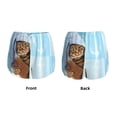 thumbnail image 3 of Easygdp Funny Cat Taking a Bath for Women's Athletic Shorts - High-Waist, Quick-Dry Workout Shorts with Pockets, Ideal for Running, Yoga, and Training-Medium, 3 of 7