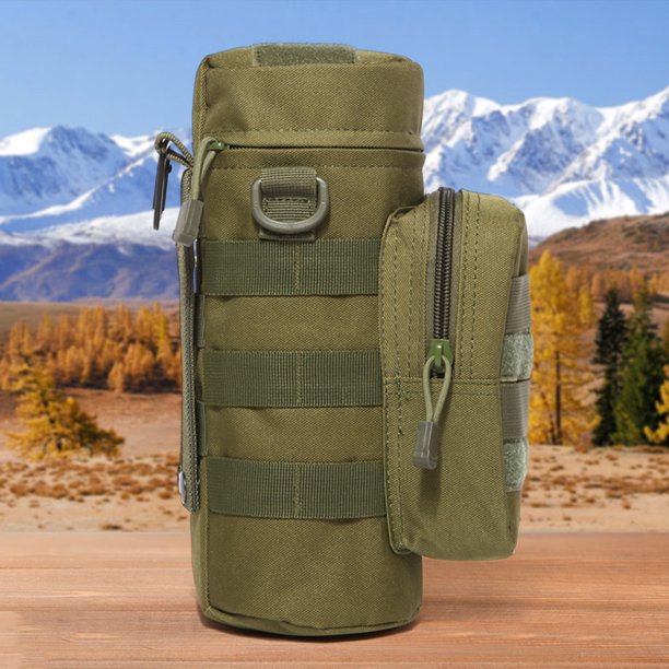 Bolsa de almacenamiento de tanque de gasolina Portabotellas organizador de bolsa de agua Molle multiusos para acampar senderismo escalada Barbie Nuevos Originales
