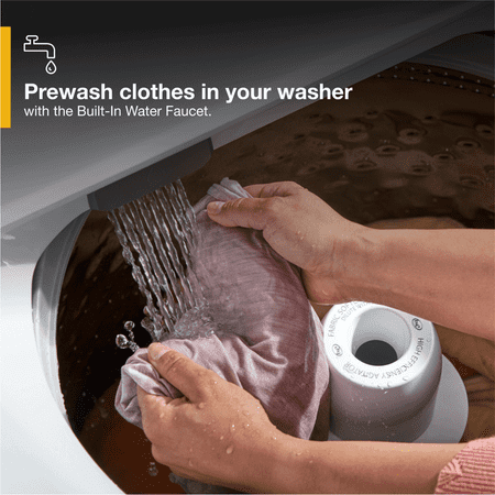Whirlpool - 4.5 Cu. Ft. Top Load Washer with Built-In Water Faucet - White