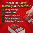 thumbnail image 4 of PROMO PRINTING GROUP, INC. Safety Jackpot Scratch & Win - (100 Pack) - Workplace Safety Scratch Off Game Tickets - Employee Incentive, 4 of 6