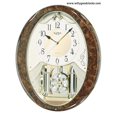thumbnail image 1 of Rhythm 4MJ899WD23 Joyeuse Horloge Murale en Flocon de Neige - Chêne, 1 of 1